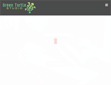 Tablet Screenshot of greenturtlestudio.com